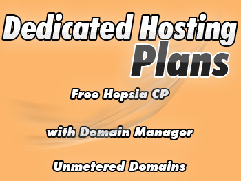 Half-price dedicated web hosting accounts